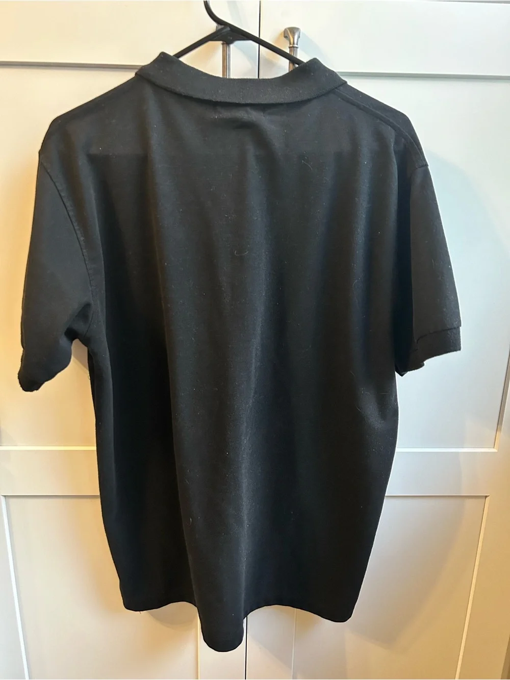Polo by Ralph Lauren Black Polo Shirt with Red Pony Embroidery